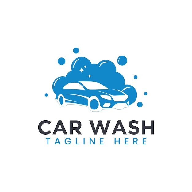 Plantilla de logotipo de lavado de autos