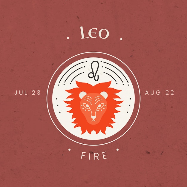 Vector plantilla de logotipo de leo