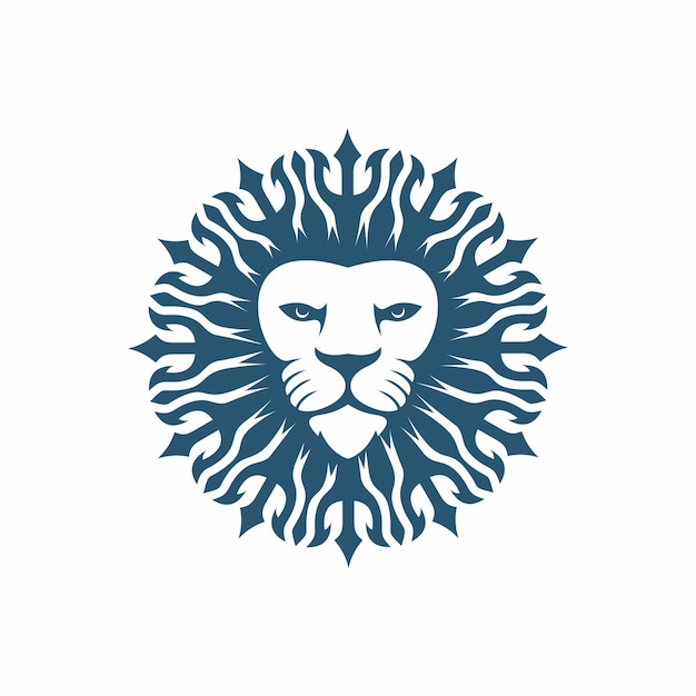 Plantilla de logotipo de león