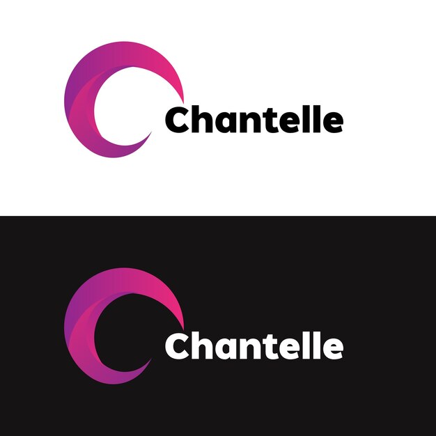 plantilla de logotipo de letra c inicial moderna