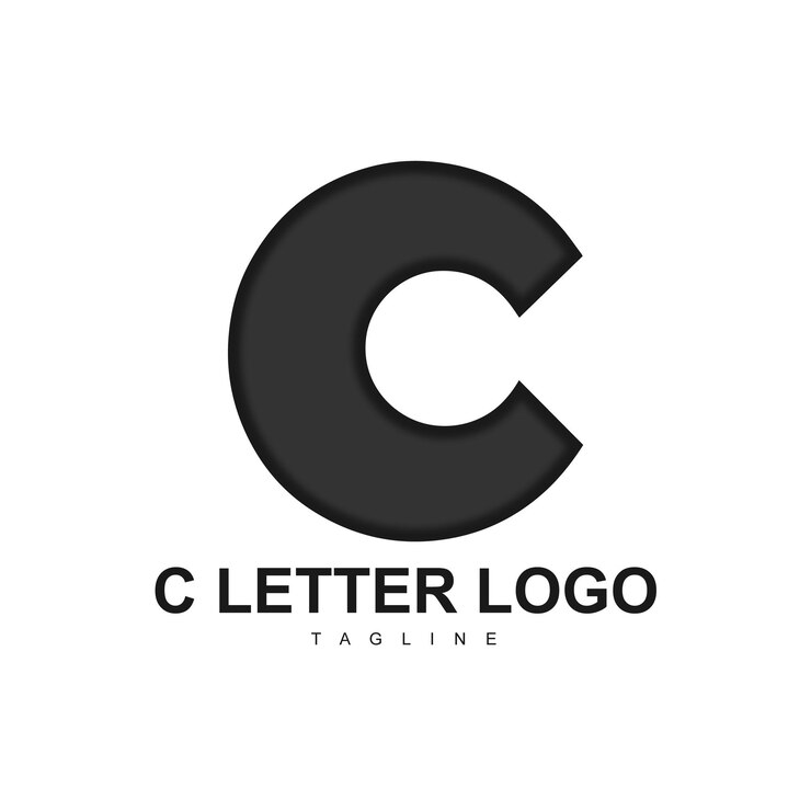 Vector plantilla de logotipo de letra c