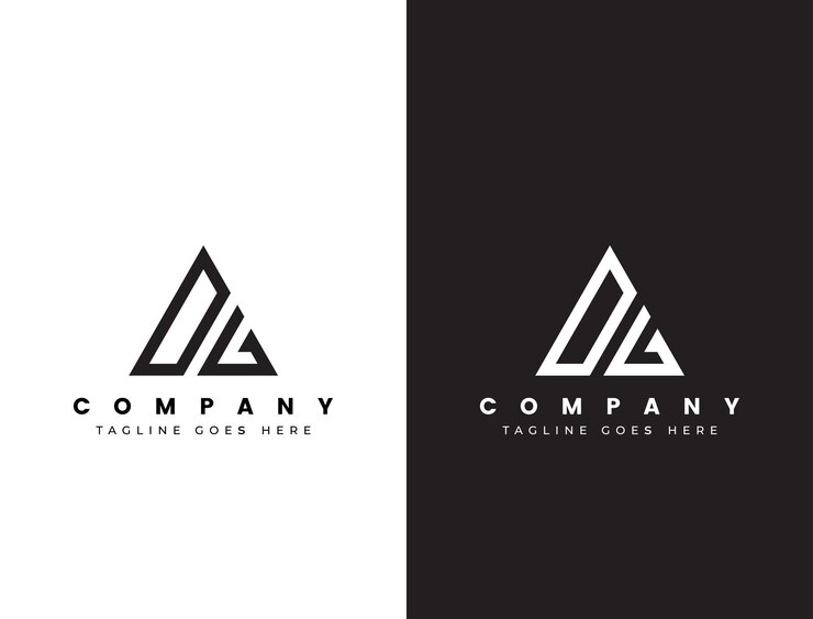 Vector plantilla de logotipo de letra dg o gd