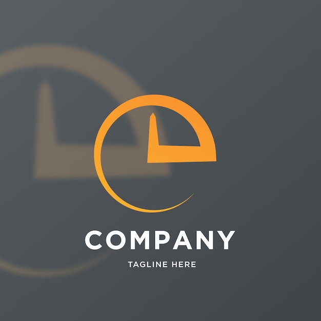 Plantilla de logotipo de letra E