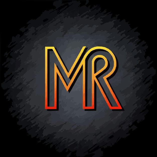 plantilla de logotipo de letra de gradiente vectorial
