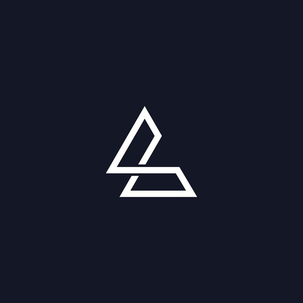 Plantilla de logotipo de letra L