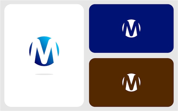 Plantilla de logotipo de letra M
