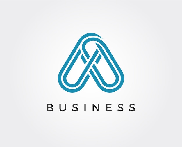 plantilla de logotipo de letra mínima a