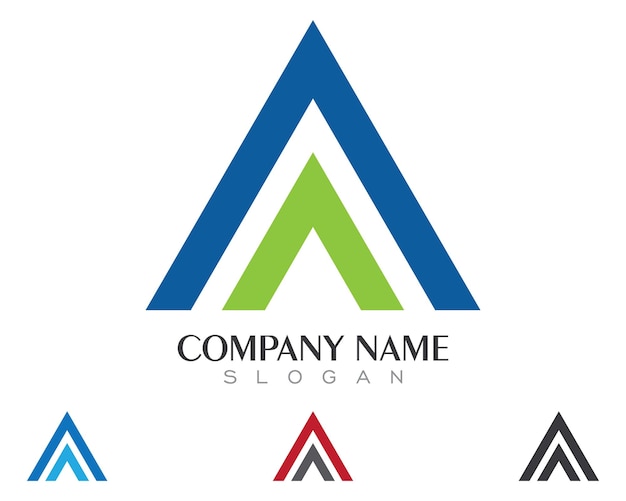 Una plantilla de logotipo de letra de negocio