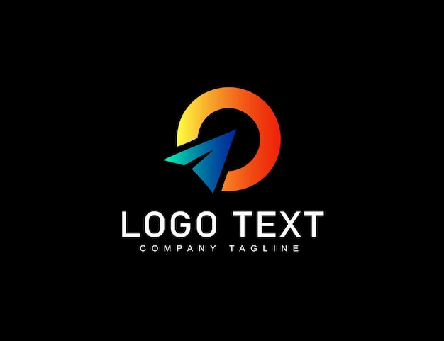 plantilla del logotipo de la letra O