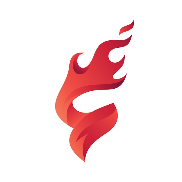 Plantilla de logotipo de letra S Fire