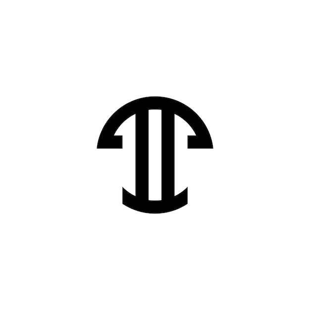 Plantilla de logotipo de letra T