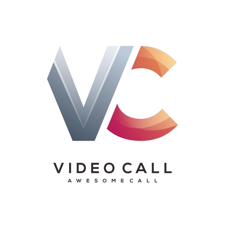 Vector plantilla de logotipo de letra vc