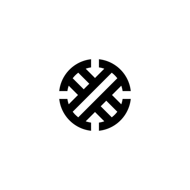 Plantilla de logotipo de letra X