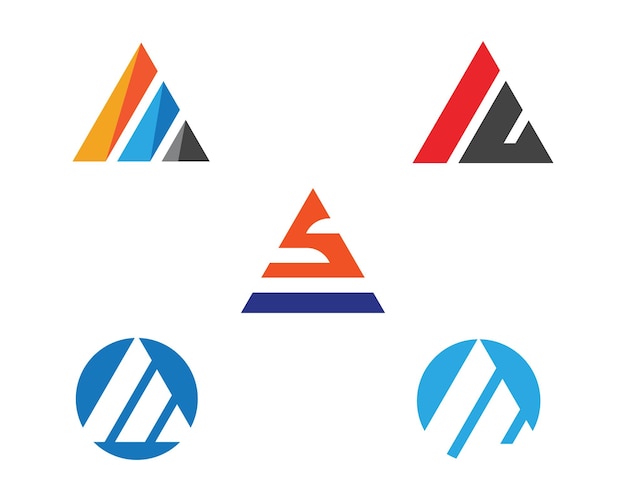 Una plantilla de logotipo de letra