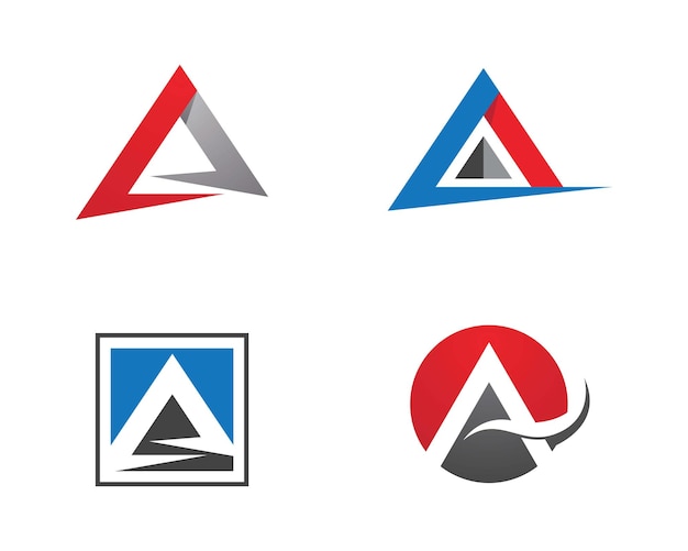 Una plantilla de logotipo de letra