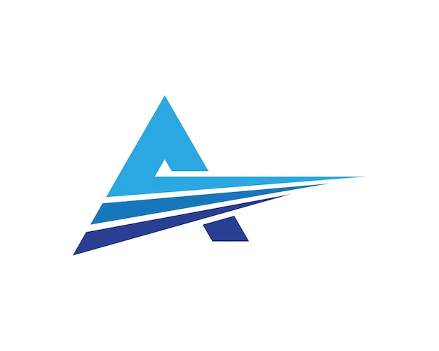 Una plantilla de logotipo de letra