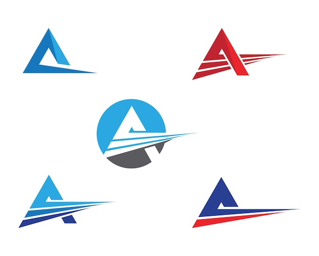 Una plantilla de logotipo de letra