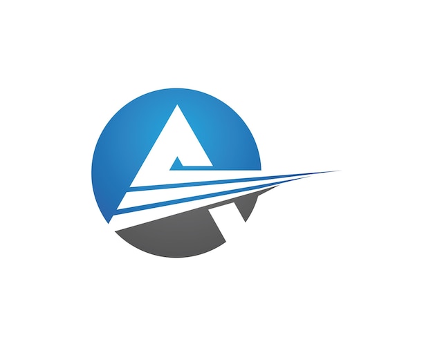 Una plantilla de logotipo de letra