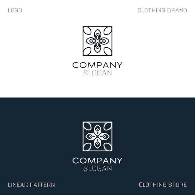 Plantilla de logotipo, logotipo de ropa premium