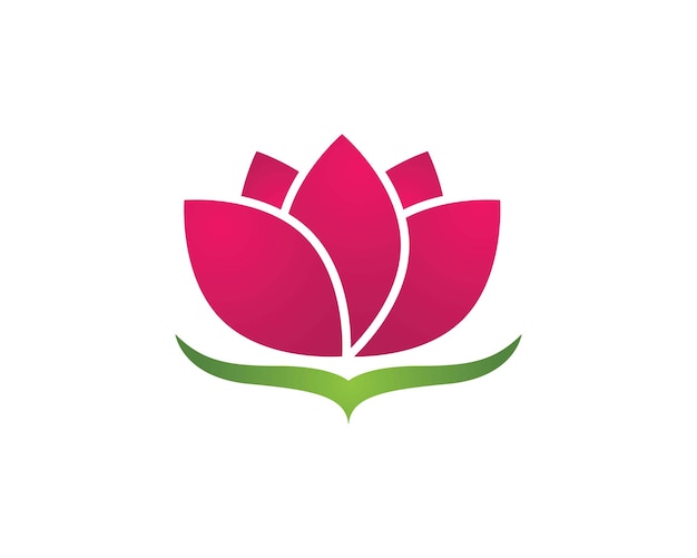 Plantilla de logotipo de loto de belleza