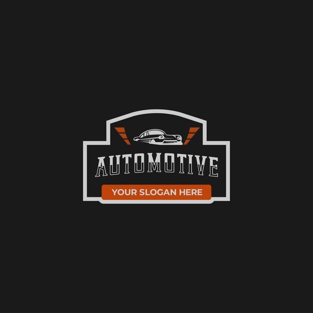 Plantilla de logotipo de lujo automotriz