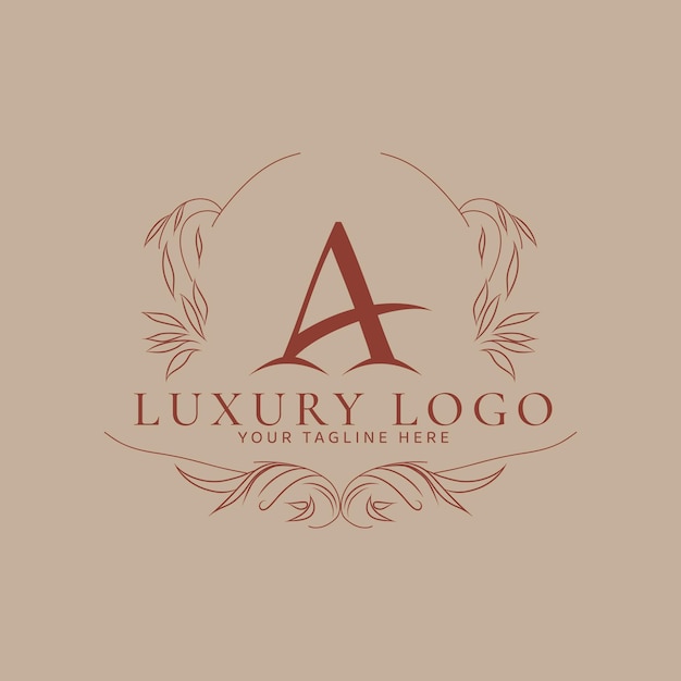 Plantilla de logotipo de lujo, diseño de etiquetas de productos de lujo.