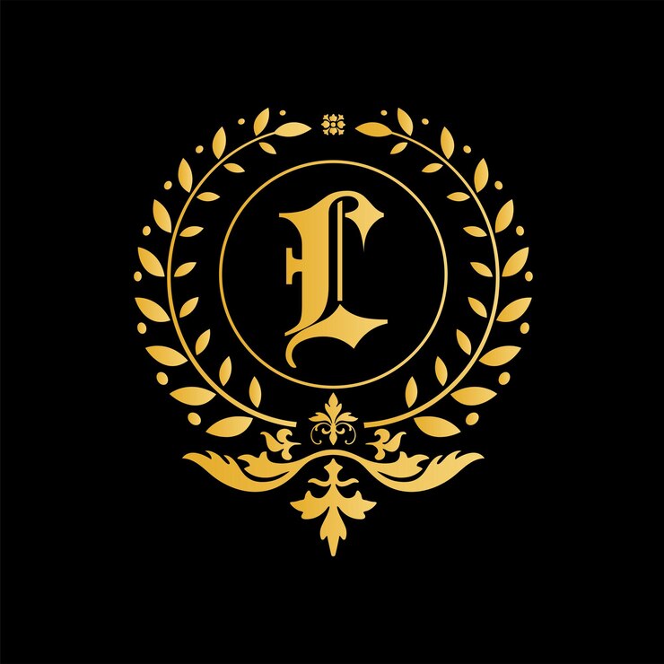 Vector plantilla de logotipo de lujo real con letra l en arte vectorial para restaurantes royalty boutiques cafe hotel