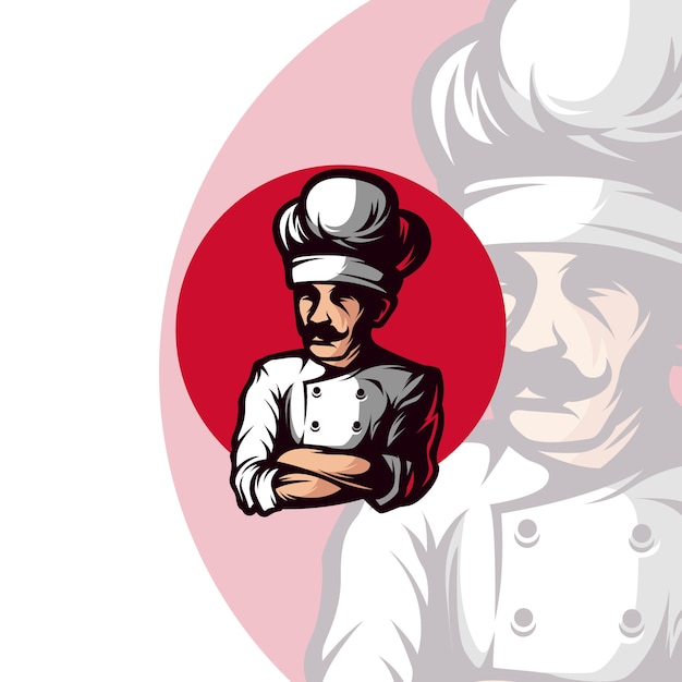 PLANTILLA DEL LOGOTIPO MASTER CHEF MASCOT