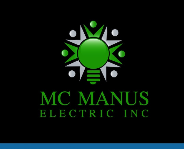 Plantilla de logotipo para mc manus