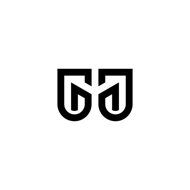 Plantilla de logotipo moderna, única y minimalista.