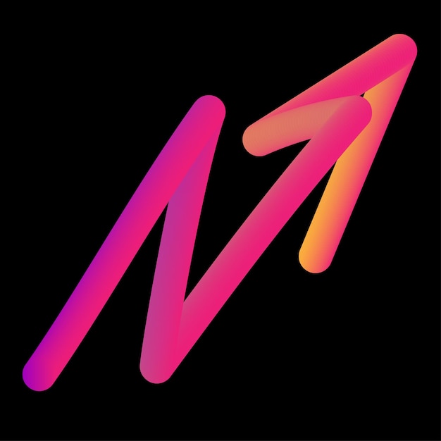 Plantilla de logotipo moderno abstracto con flecha de color que vuela corriendo elementos de diseño de actividad para su busi