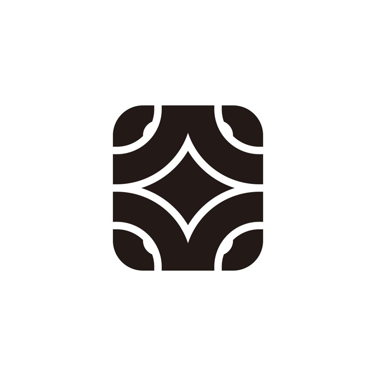 plantilla del logotipo moderno de la letra O estrella