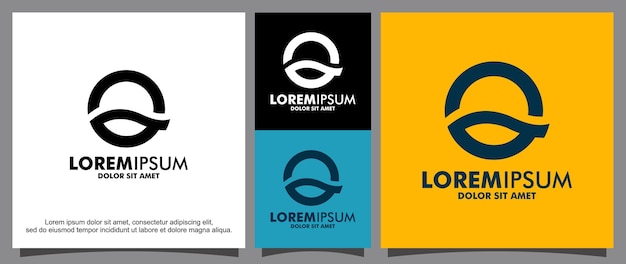 Plantilla de logotipo moderno letra q