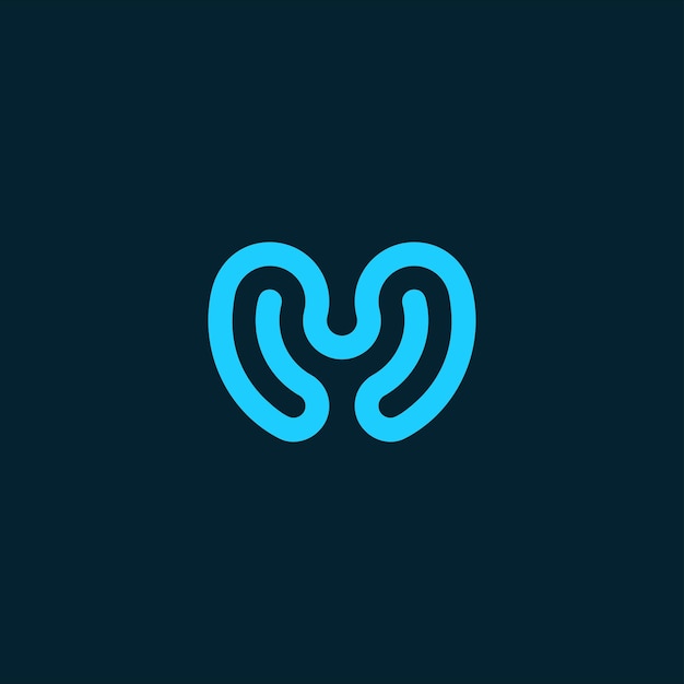 Plantilla de logotipo moderno y minimalista