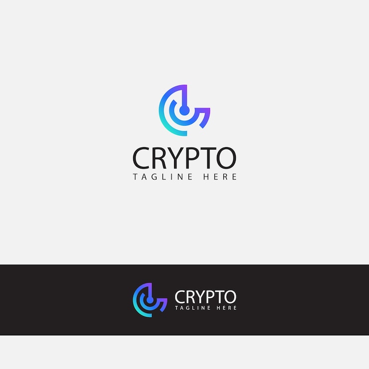 Vector plantilla de logotipo de moneda criptográfica digital. iniciales letra c icono de vector del logotipo de moneda criptográfica.