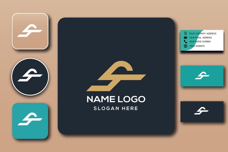 plantilla de logotipo de monograma st