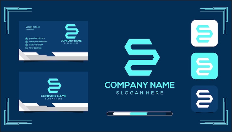 Vector plantilla del logotipo del monograma del vector e