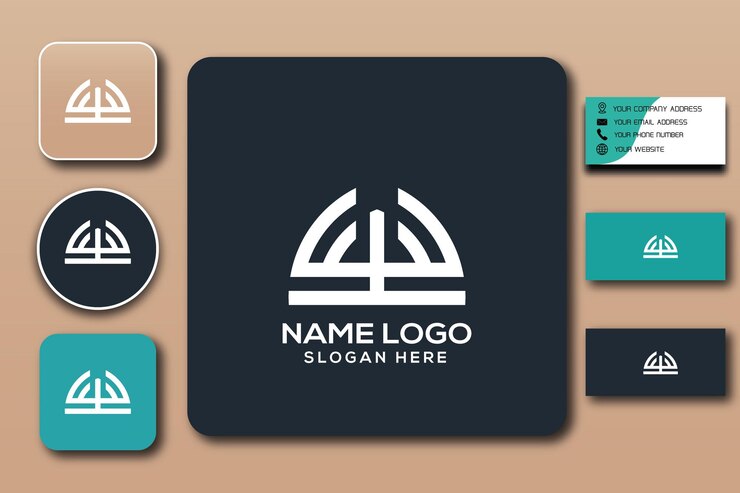 Vector plantilla de logotipo de monograma wl