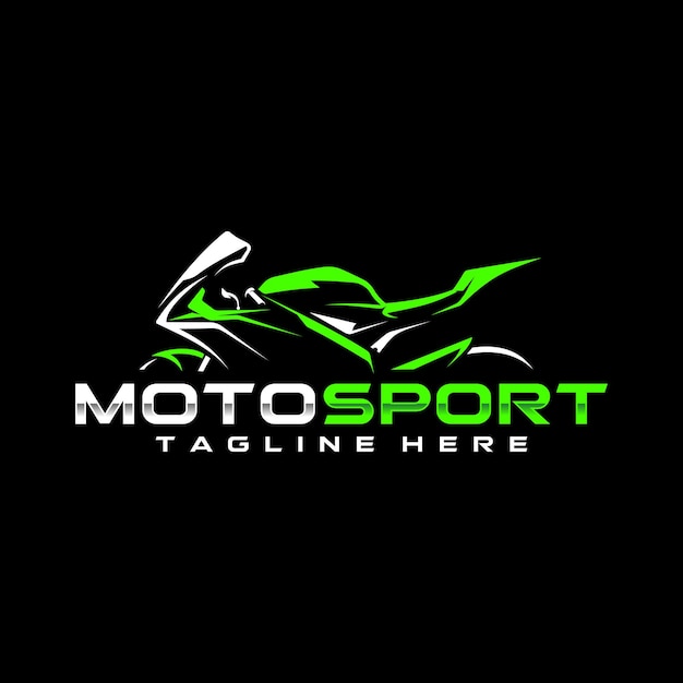 Vector plantilla de logotipo de motosport