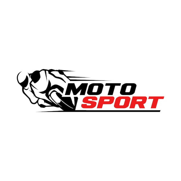 Plantilla de logotipo de motosport