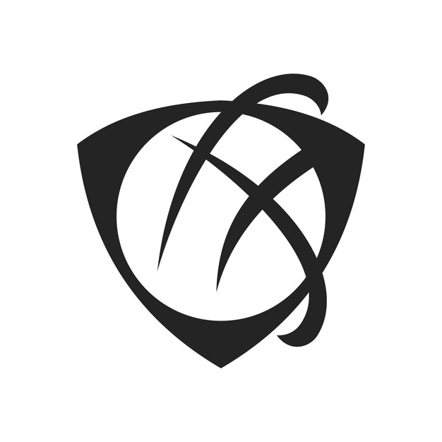 plantilla de logotipo mundial icono de identidad de marca aislado resumen gráfico vectorial