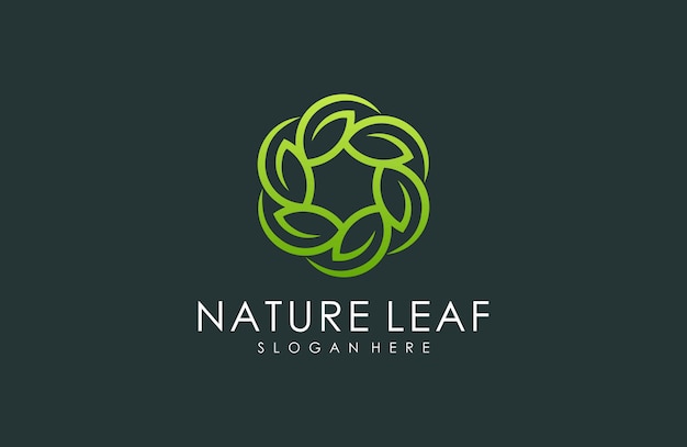 plantilla de logotipo de naturaleza