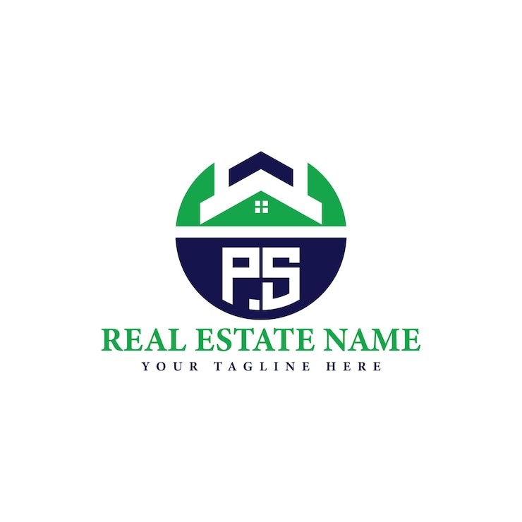 Vector plantilla de logotipo de negocio de casas y propiedades