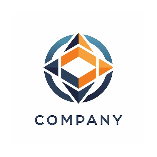 plantilla de logotipo de negocio creativo de tipo minimalista