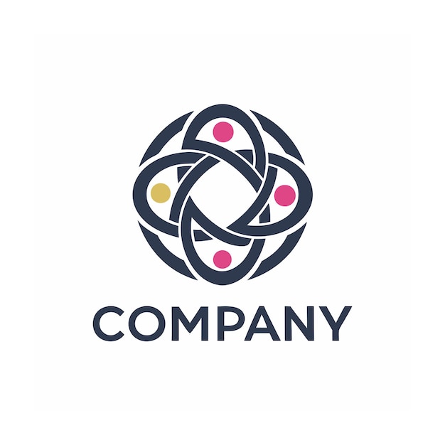 plantilla de logotipo de negocio creativo de tipo minimalista