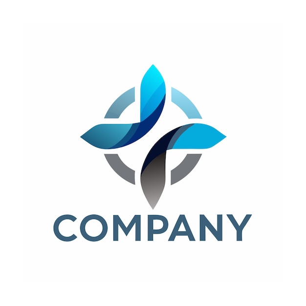 plantilla de logotipo de negocio creativo de tipo minimalista