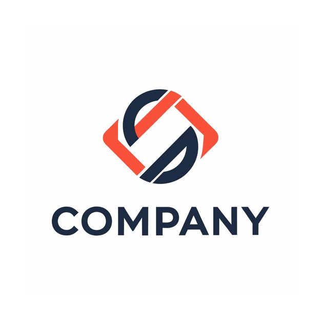 plantilla de logotipo de negocio creativo de tipo minimalista