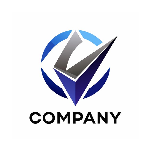plantilla de logotipo de negocio creativo de tipo minimalista