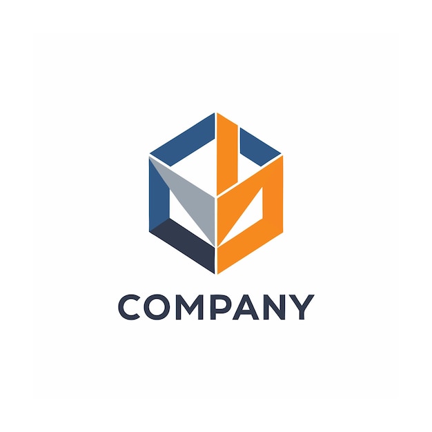 plantilla de logotipo de negocio creativo de tipo minimalista