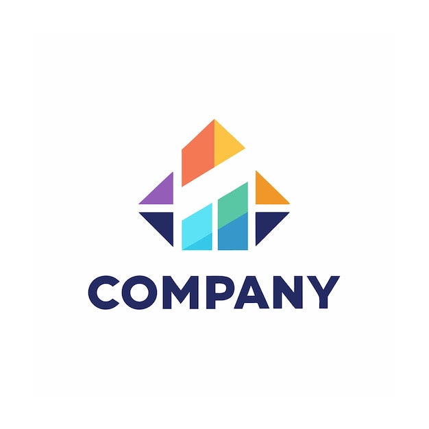 plantilla de logotipo de negocio creativo de tipo minimalista